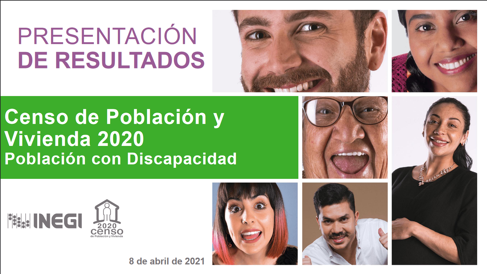 Presentación de resultados Censo 2020 Población con discapacidad