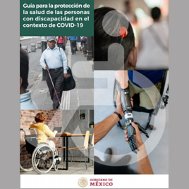 Portada de la guía de proyección de la salud de personas con discapacidad en el contexto Covid-19