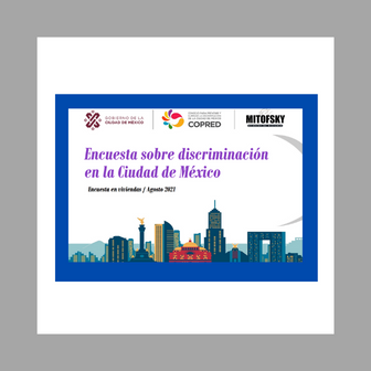 Portada de la Encuesta sobre discriminación en la Ciudad de México